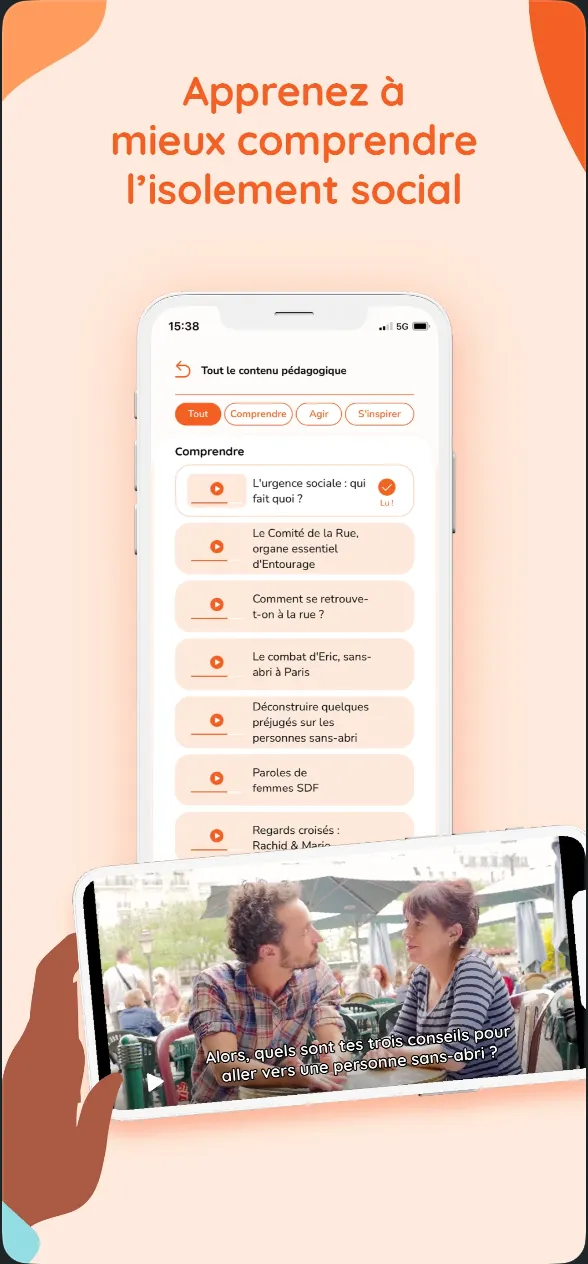 Entourage App Redesign · screen 3
